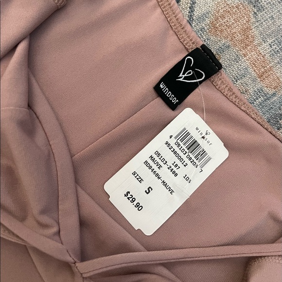 Windsor | Mauve Mini Slip Dress | Size Small - Picture 2 of 4